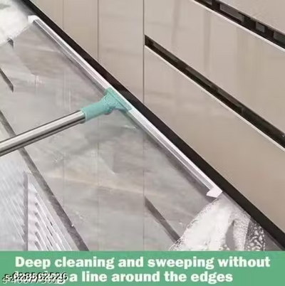 Magic Broom Floor Wiper — Multifunctional Silicone Squeegee Mop with 50-Inch Extendable Handle