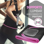 PawSip Adjustable Sweat Waist Trimmer Belt — Neoprene Slimming & Support Belt