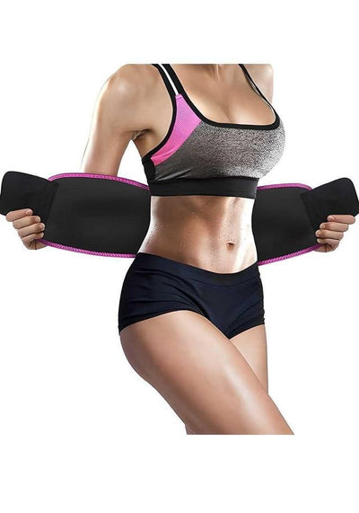 PawSip Adjustable Sweat Waist Trimmer Belt — Neoprene Slimming & Support Belt