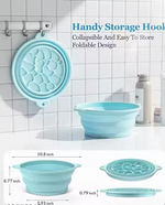 Collapsible Facial Ice Bath Bowl with Built-in Ice Tray — Skin Tightening & Cold Plunge Therapy Tool